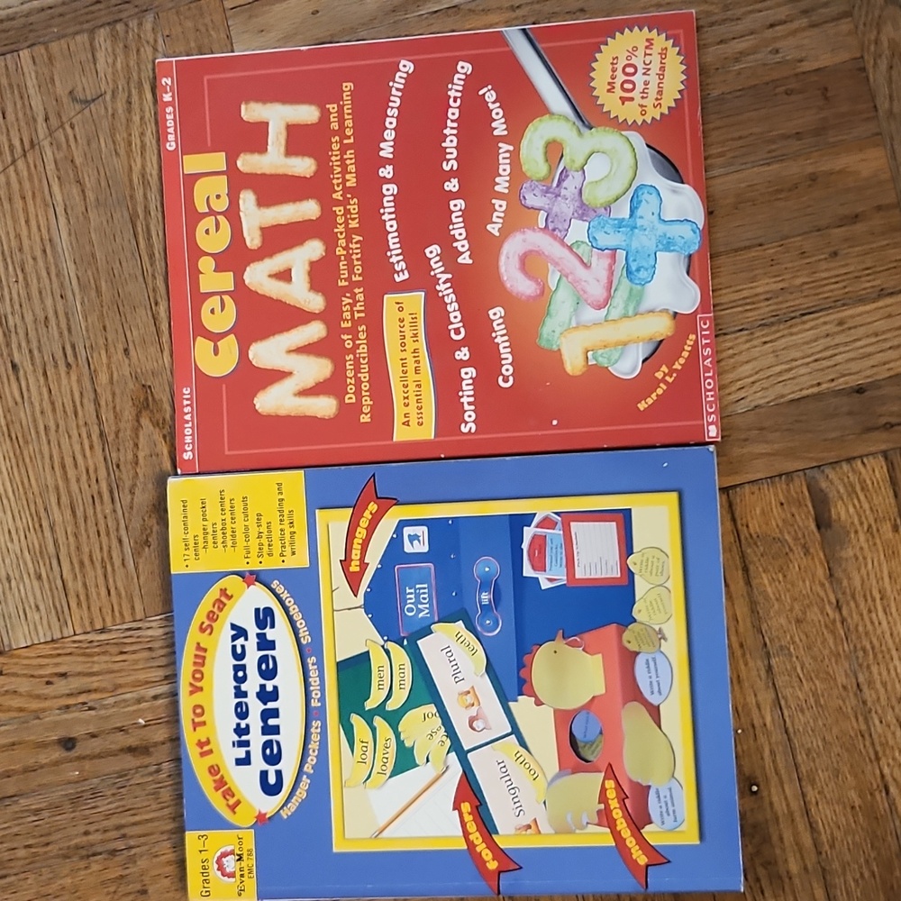 Grades 1-3 Literacy Centers Hangers Shoeboxes Folders & K-2 Cereal Math …